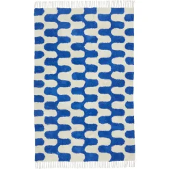 Vloerkleed Hayter 80x180cm Blauw