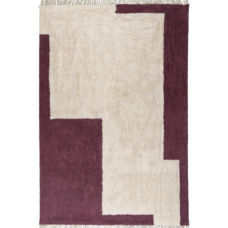 Vloerkleed Ruby Bordeaux 190x280 cm