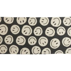 Vloerkleed Smiley Zwart