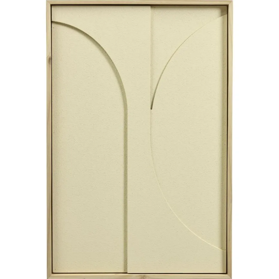 Wanddecoratie Larino Geel 40x60 cm