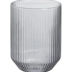Waterglas Ribbel Grijs - 420 ml
