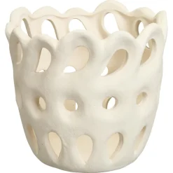 Waxinelichthouder Veneto Off-White - Maat l