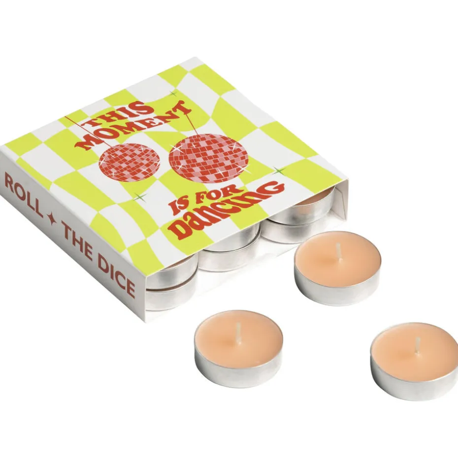 Waxinelichtjes Dancing Lime