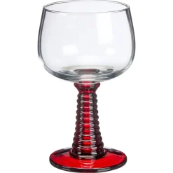 Wijnglas Ribbel Burgundy/Rood - 230 ml